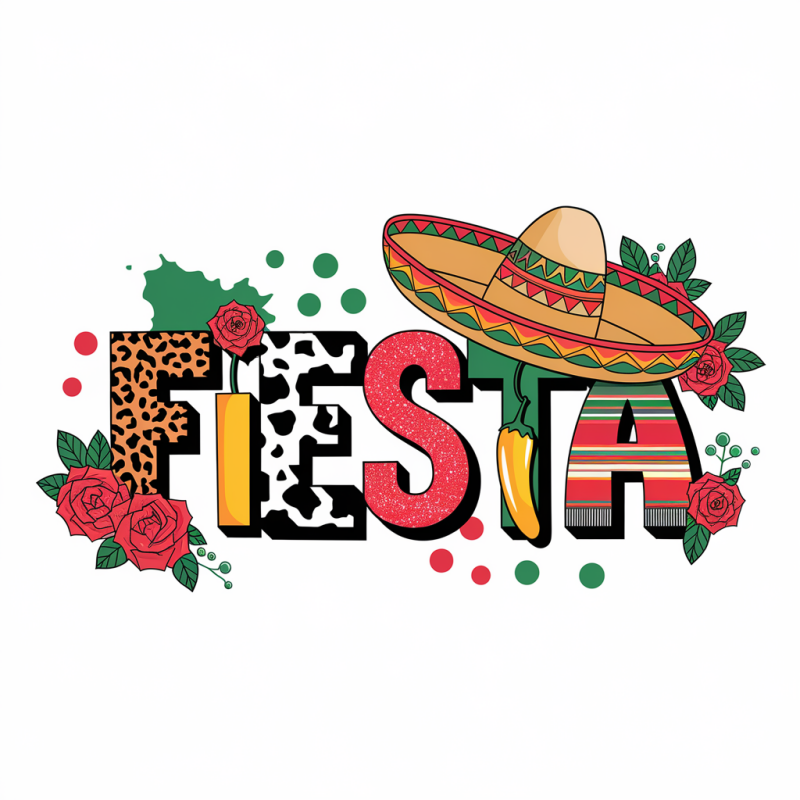 Fiesta Celebration Graphic T-Shirt