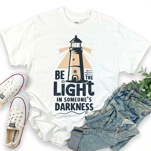 Lighthouse Pattern Top - Be the Light T-shirt