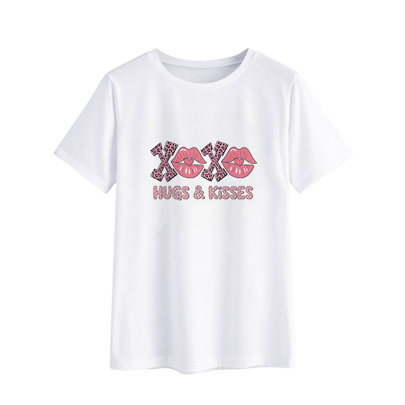 XOXO Hugs & Kisses Graphic T-Shirt for Women