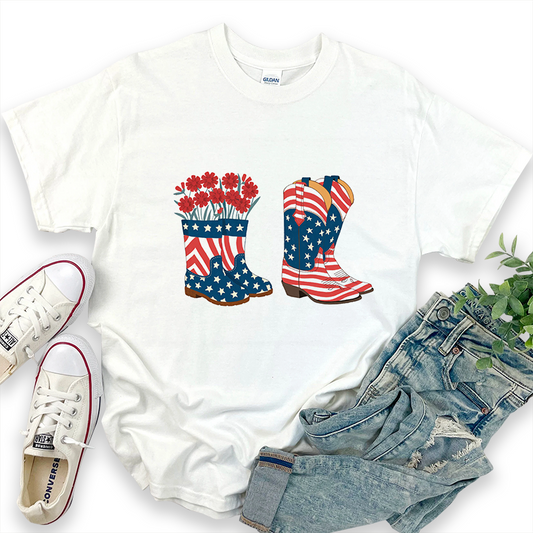Independence Day Graphic Print T-shirt