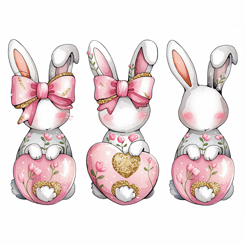 Easter Bunny Pattern T-Shirt