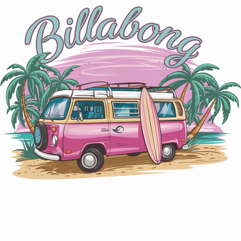 Billabong Surf Van Graphic T-shirt