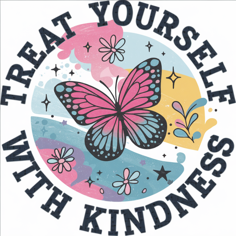 Butterfly Kindness Graphic T-Shirt