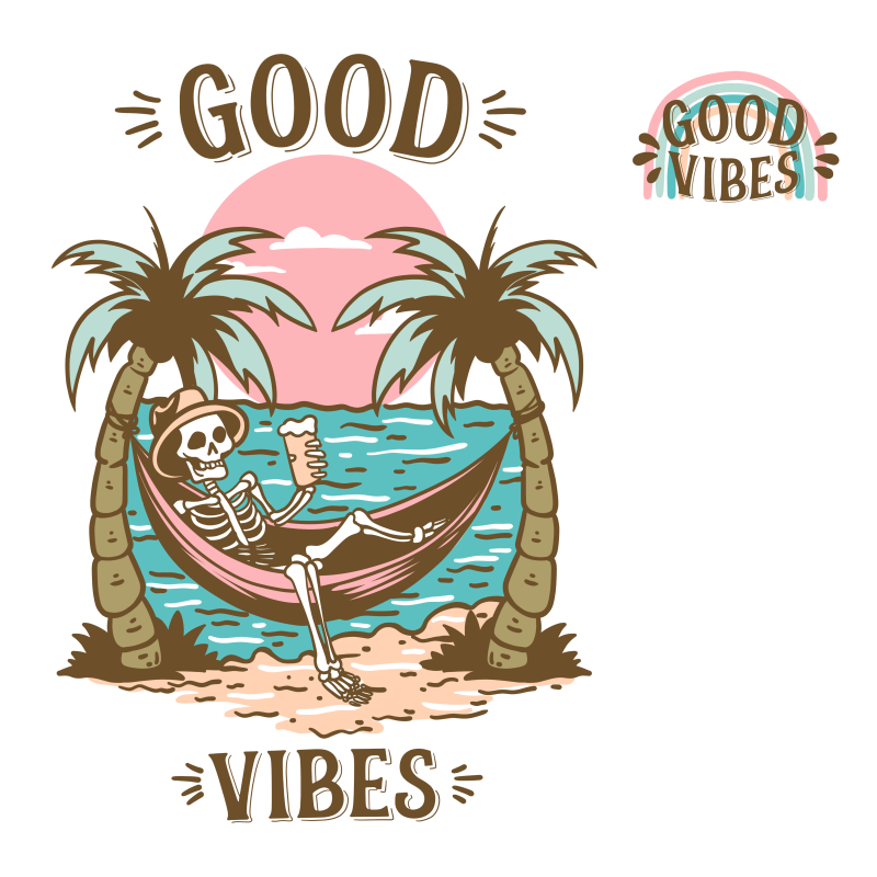 Casual Fun Double-Sided Printed Pattern Top