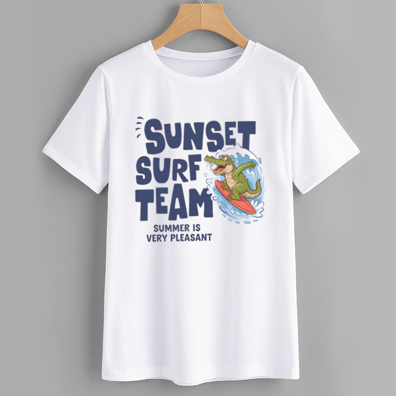 Sunset Surf Team Graphic T-Shirt for Kids