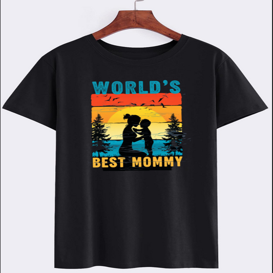 World's Best Mommy Graphic T-Shirt