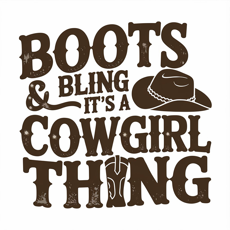 Western Cowboy Pattern Top