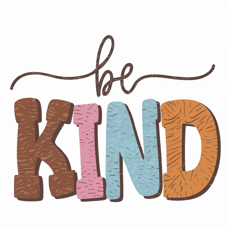 Be Kind Motivational Graphic T-Shirt