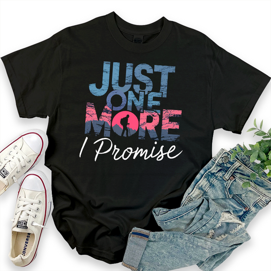 Casual Graphic Top with Hiker Element