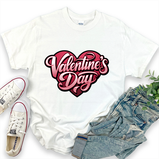 Valentine's Day Pattern Top T-shirt