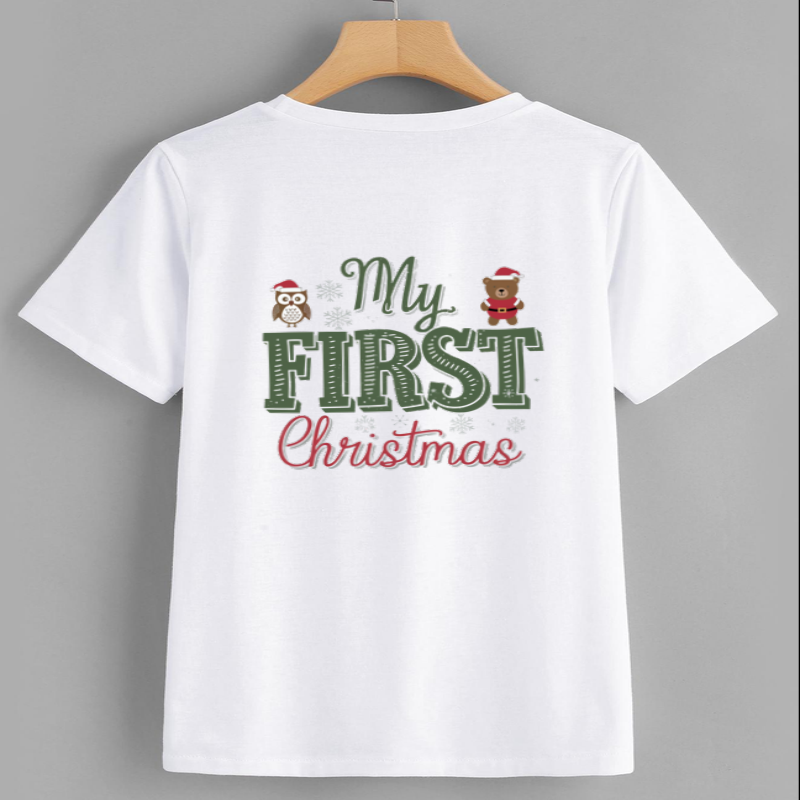 My First Christmas Shirt for Babies