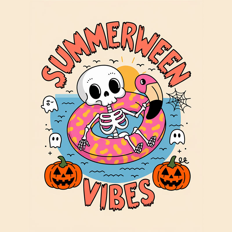 Halloween Casual Holiday Print T-shirt