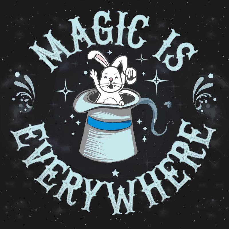 Magic Is Everywhere Rabbit Graphic T-Shirt