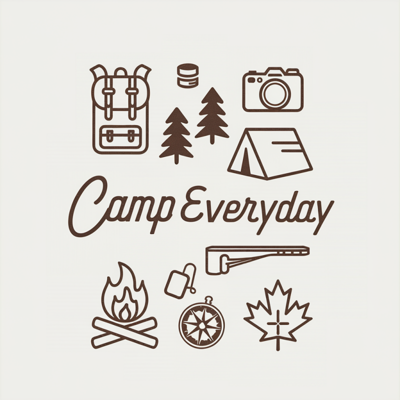 Camp Everyday Graphic T-Shirt for Outdoor Enthusiasts