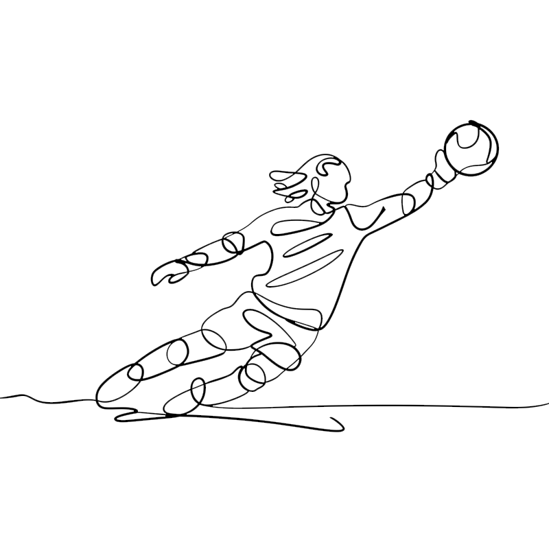 Football Goalkeeper Pattern Top