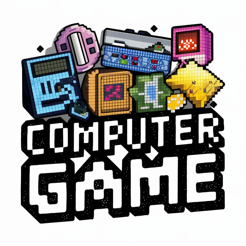Computer Game Retro Tee Shirt