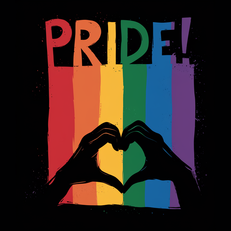Pride Themed Graphic T-Shirt