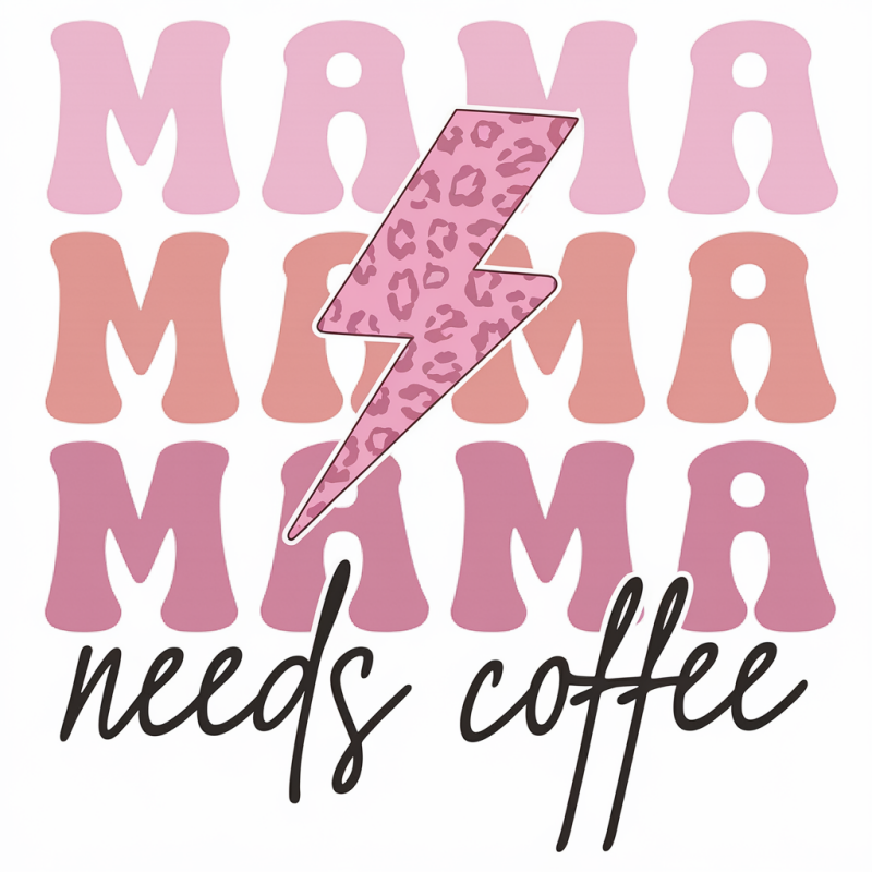 Mama Needs Coffee Graphic T-Shirt