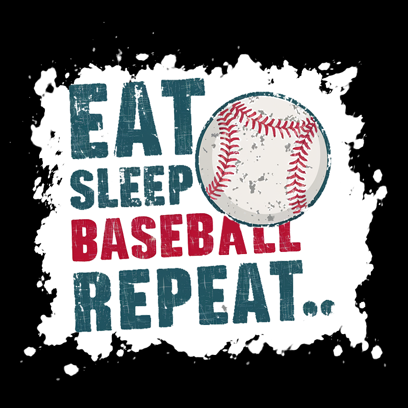 EAT, SLEEP, BASEBALL, REPEAT T-shirt