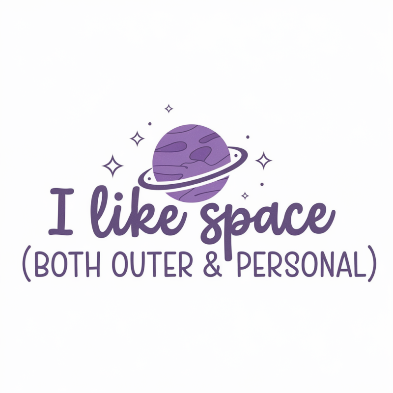 Space Planet Cotton Graphic T-Shirt