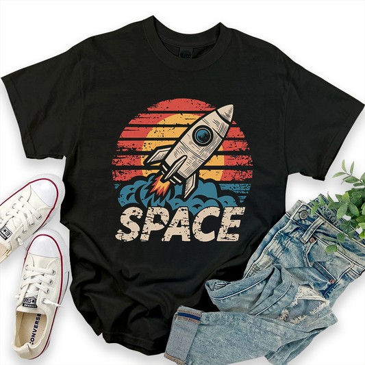 Space Pattern Top T-Shirt