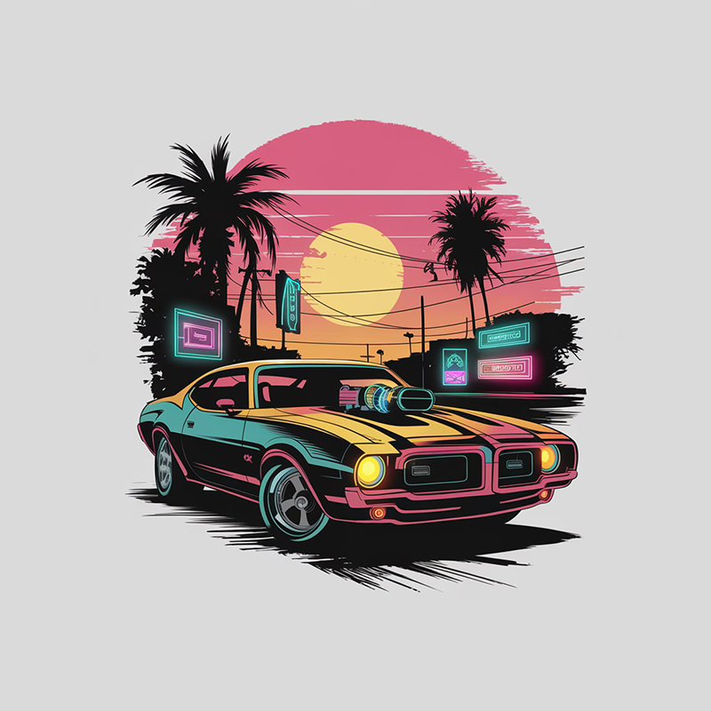 Beach Pattern T-shirt