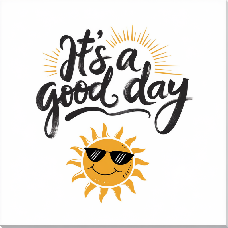 It's a Good Day Graphic T-Shirt