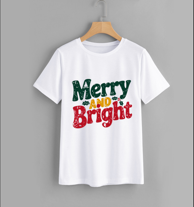 Merry and Bright Christmas T-Shirt