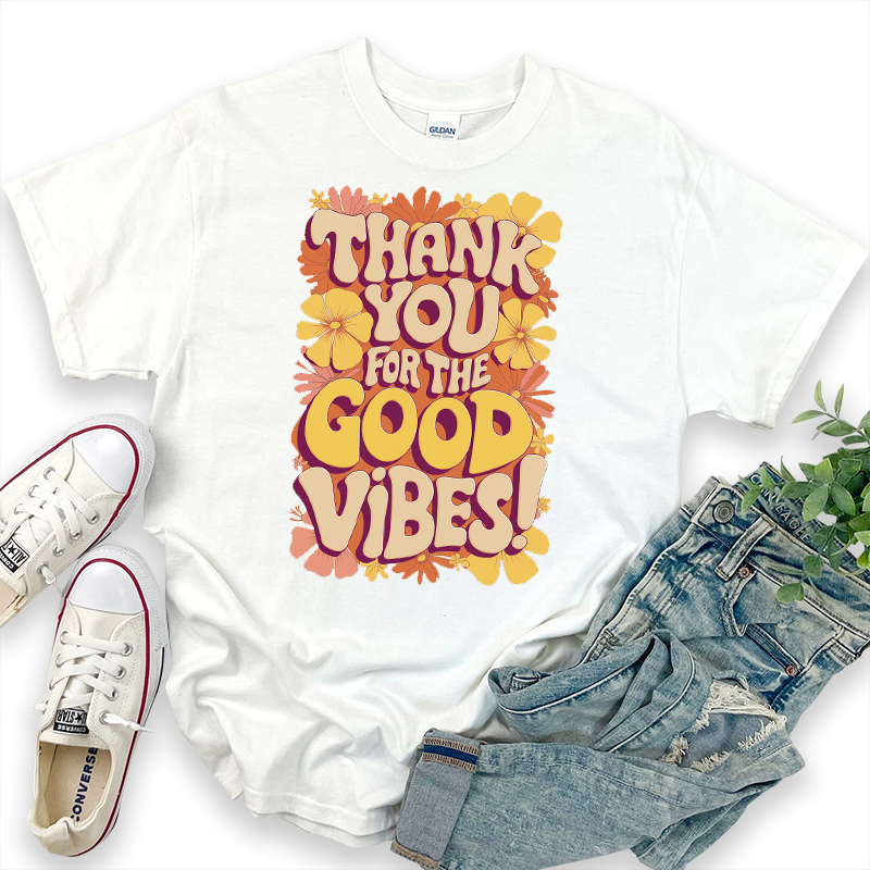 Thanksgiving Casual Daisy Print T-shirt