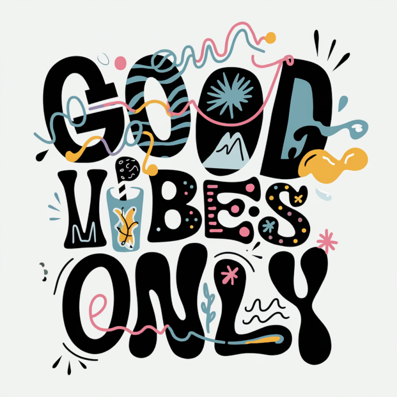 Good Vibes Only Graphic T-Shirt