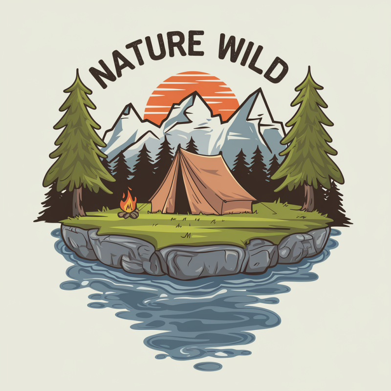 Nature Wild Cotton Graphic T-Shirt