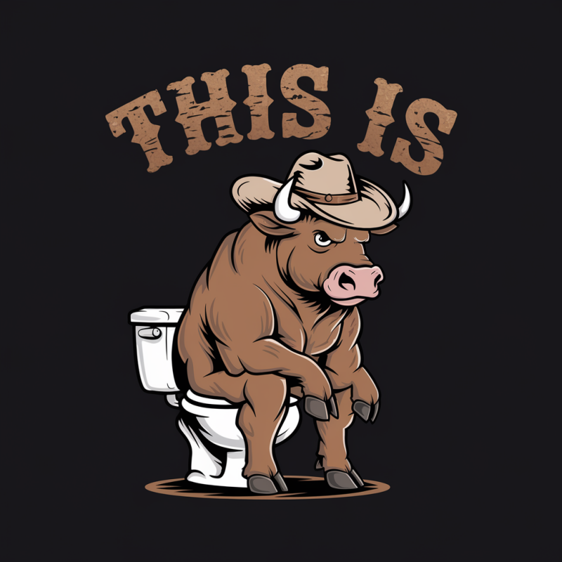 This Is Cow Funny Graphic T-Shirt