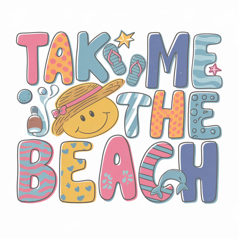 Take Me to the Beach Graphic T-Shirt