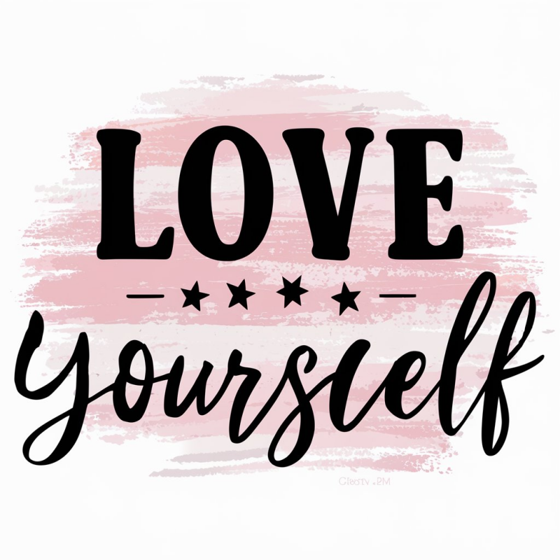 Love Yourself Inspirational T-Shirt