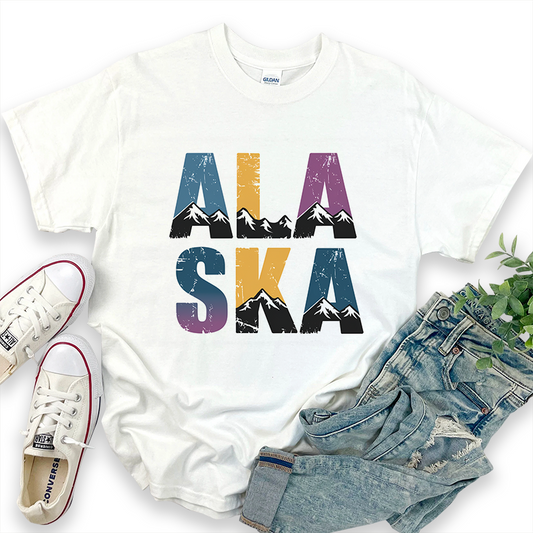 Alaska Outdoor Camping Graphic T-Shirt