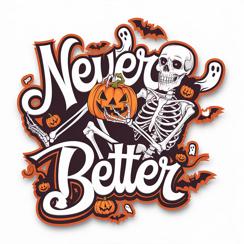 Halloween Pattern Top