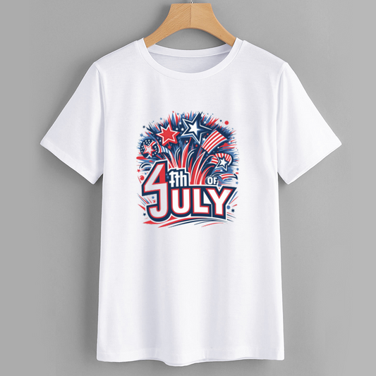 Patriotic 4th of July Fireworks T-Shirt