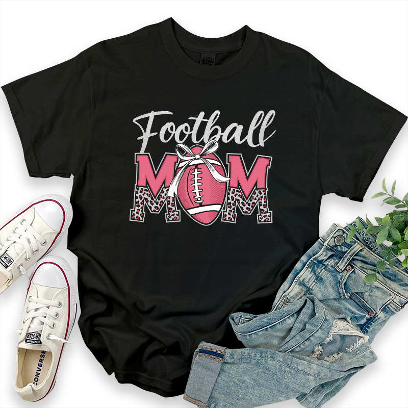 Football Mom Graphic T-Shirt