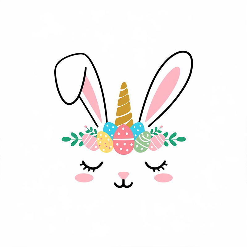 Easter Bunny Flower T-shirt