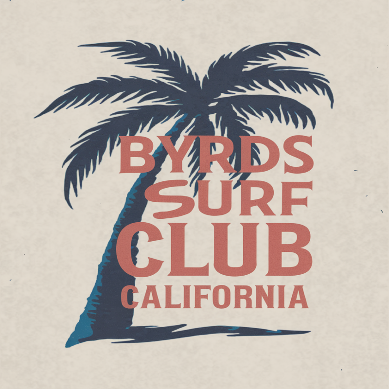 Byrds Surf Club California T-Shirt