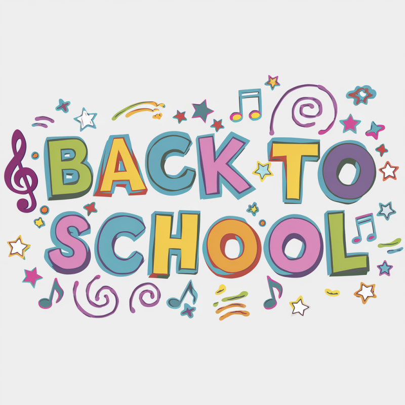 Colorful Back to School Graphic T-Shirt for Kids