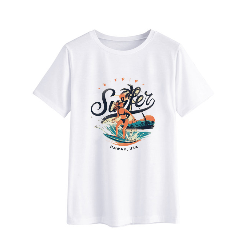 Hawaii Surfer Graphic T-Shirt
