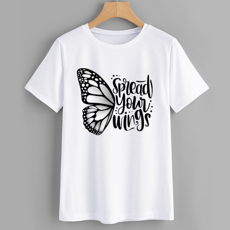 Butterfly Spread Your Wings Cotton T-Shirt