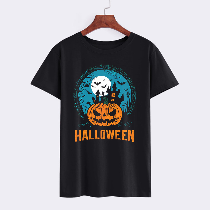 Halloween Pumpkin Graphic T-Shirt