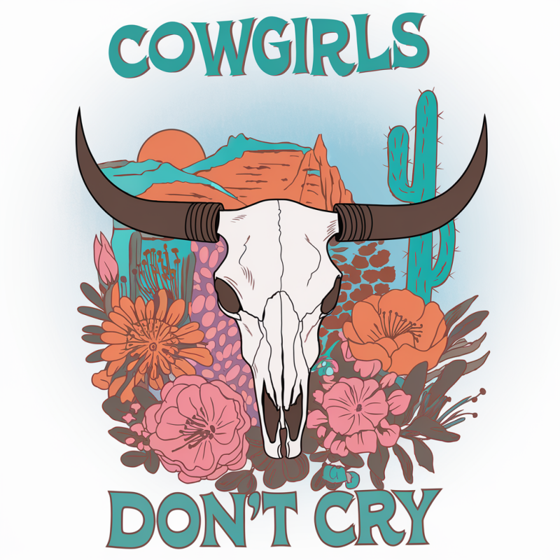 SHEIN Cowgirl Graphic Cotton T-Shirt