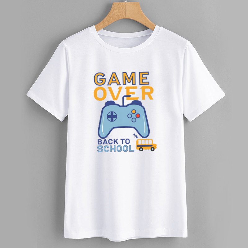Game Over Back to School Graphic T-Shirt