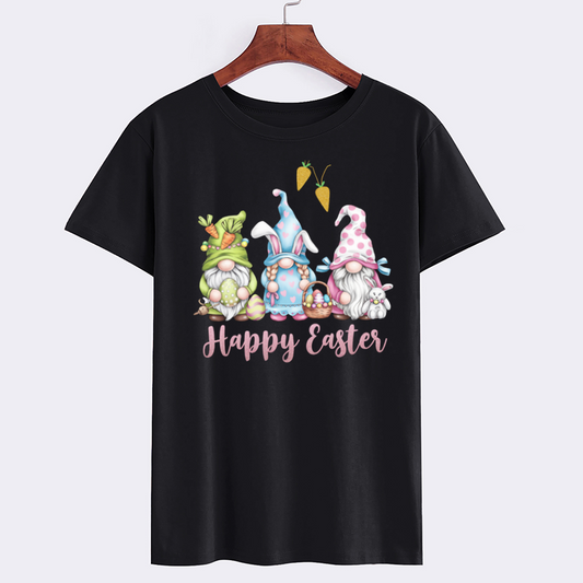 Cute Gnome Happy Easter Graphic T-Shirt