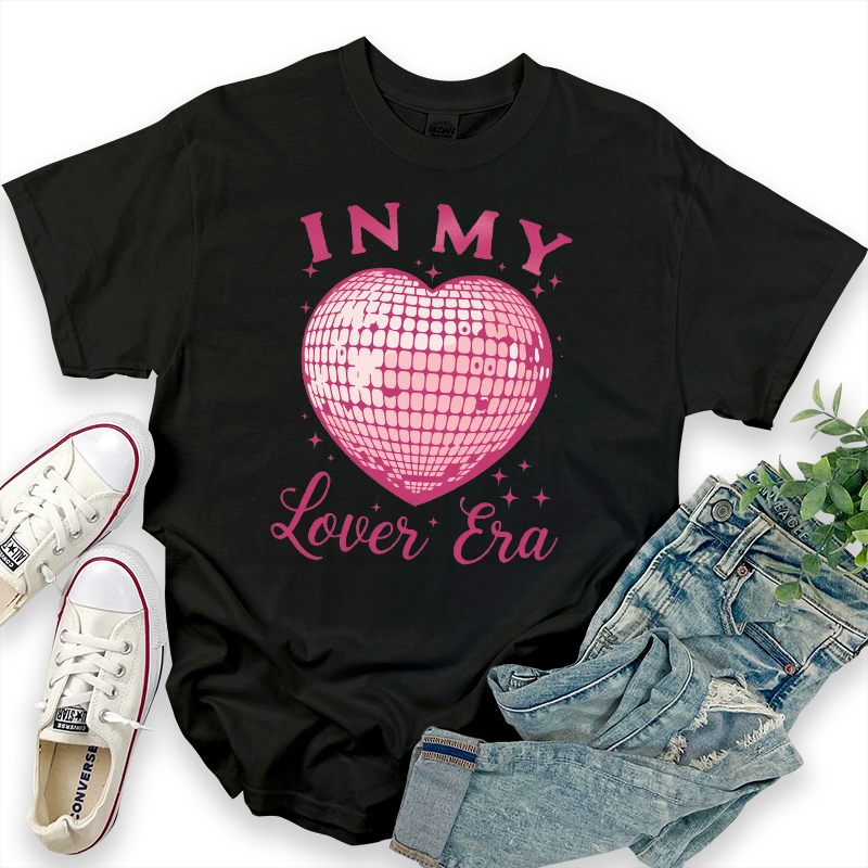 Valentine's Day 'In My Lover Era' Love Heart T-Shirt