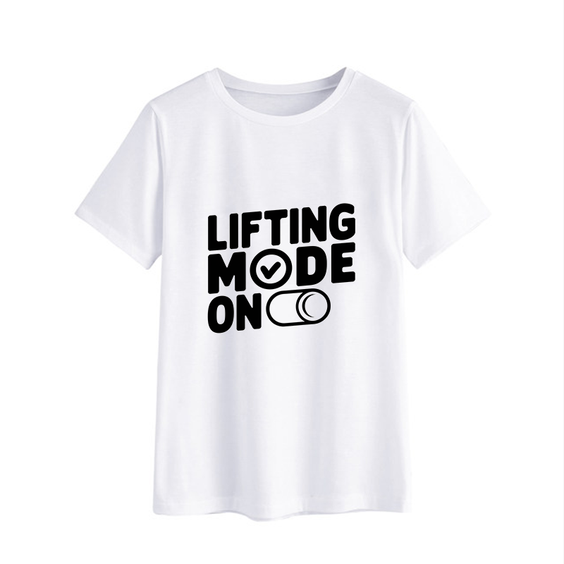 Lifting Mode On T-Shirt - Fitness Motivation Tee
