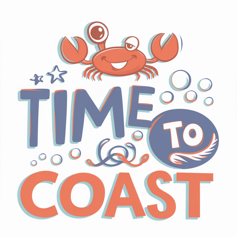 Time to Coast Crab Graphic T-Shirt